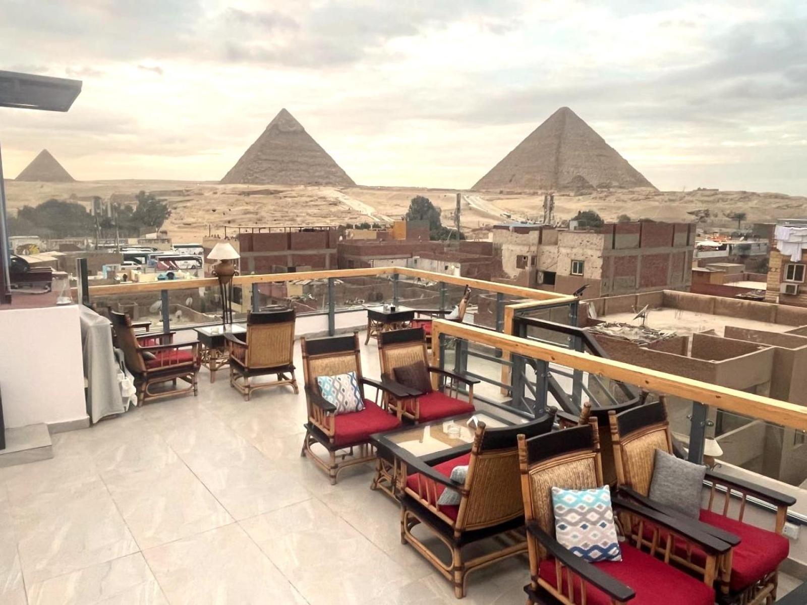 Nun Pyramids Inn Kafret el-Gabal Esterno foto
